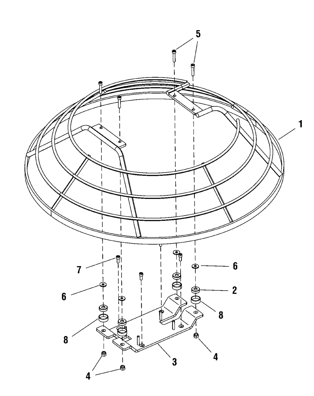 Blade Group (80003063) Diagram and Parts List for 866056-EX436-T  Briggs and Stratton Lawn Tractor Accessories